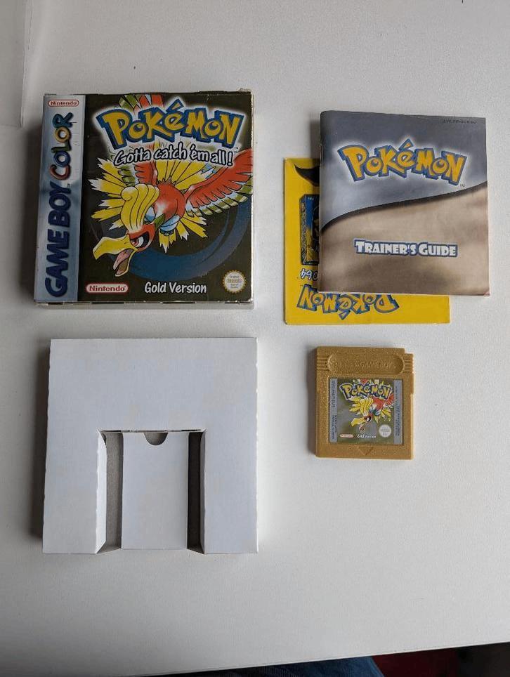 Pokemon Gold GBC CIB, Spelcomputers en Games, Games | Nintendo Game Boy, Avontuur en Actie, 1 speler, Ophalen of Verzenden, Zo goed als nieuw