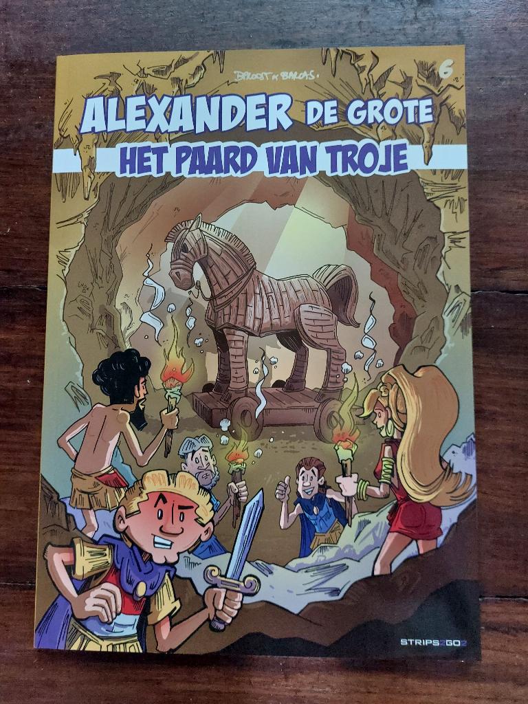 Alexander de grote deel 6. Met opdrachttekening, Eén stripboek, Ophalen of Verzenden, Nieuw