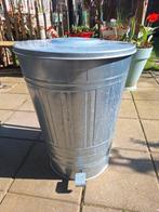 Zinken prullenbak ikea, Ophalen, Gebruikt, 50 tot 75 cm