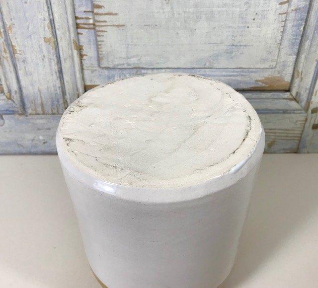 Steengoed pot half geglazuurde vaas grès pot zandkleur oker, Antiek en Kunst, Antiek | Keramiek en Aardewerk, Ophalen of Verzenden