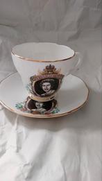 Vintage Koningin Elizabeth II Jubileum Kop en Schotel, Ophalen of Verzenden, Zo goed als nieuw