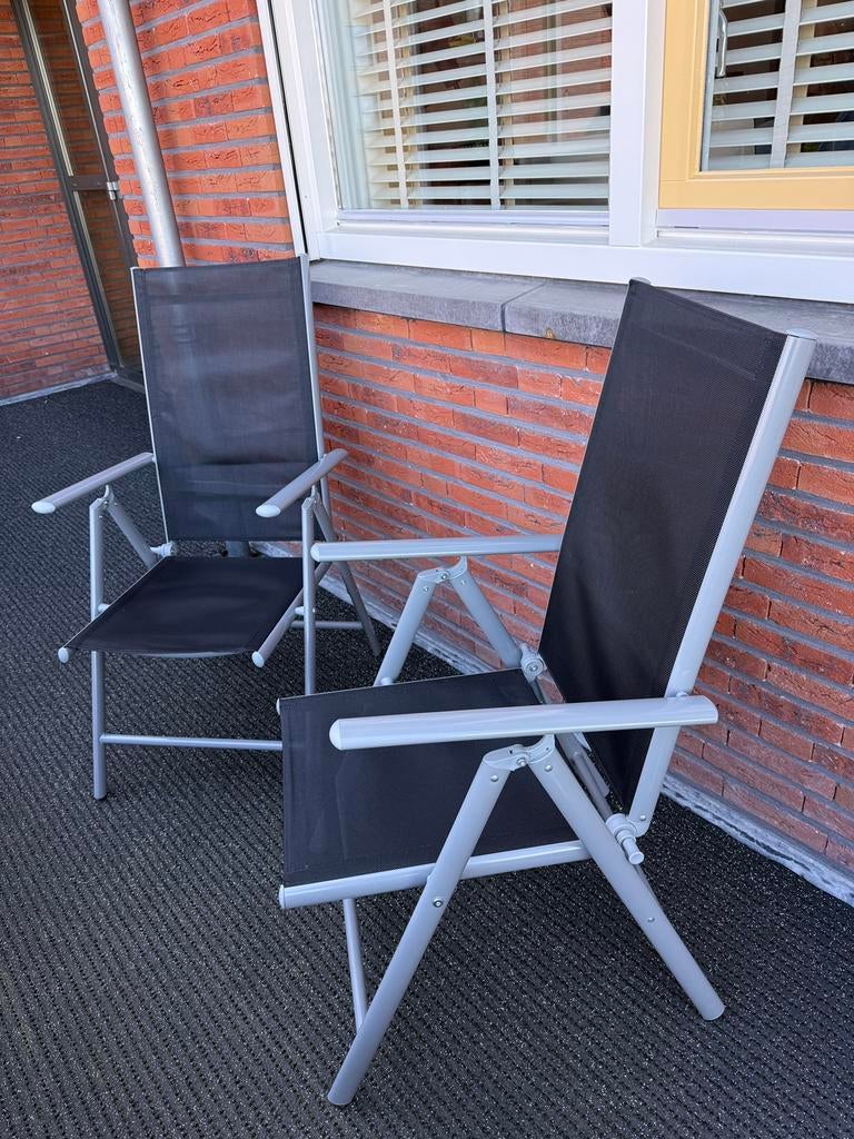 Tuin / Campingstoelen / Klapstoelen Licht Gewicht Alluminium, Ophalen, Zo goed als nieuw, Aluminium, Verstelbaar