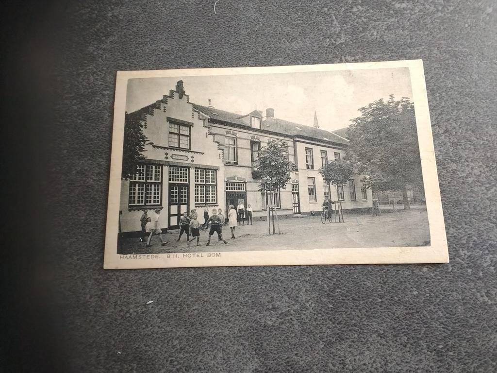 Haamstedev Hotel Bom ca 1935, Ophalen of Verzenden, 1920 tot 1940, Gelopen, Zeeland