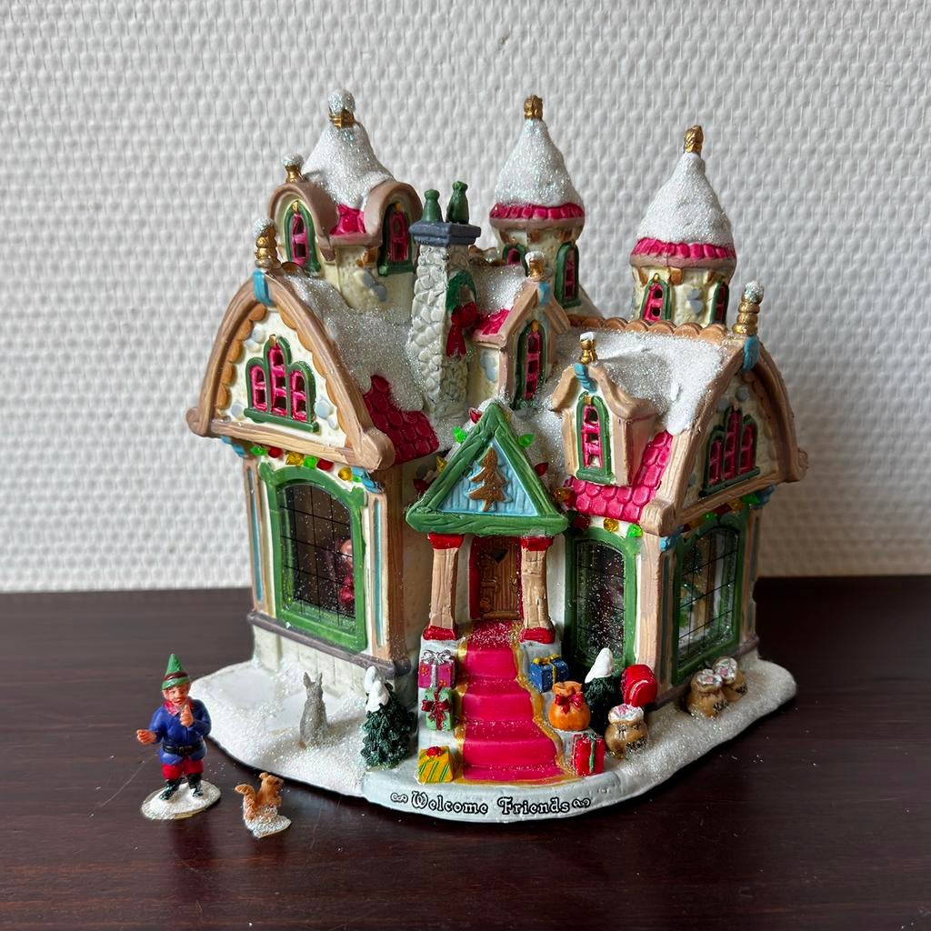 Defect Lemax Santa's Wonderland Santa’s House, 65356, Elven, Diversen, Kerst, Ophalen of Verzenden, Gebruikt