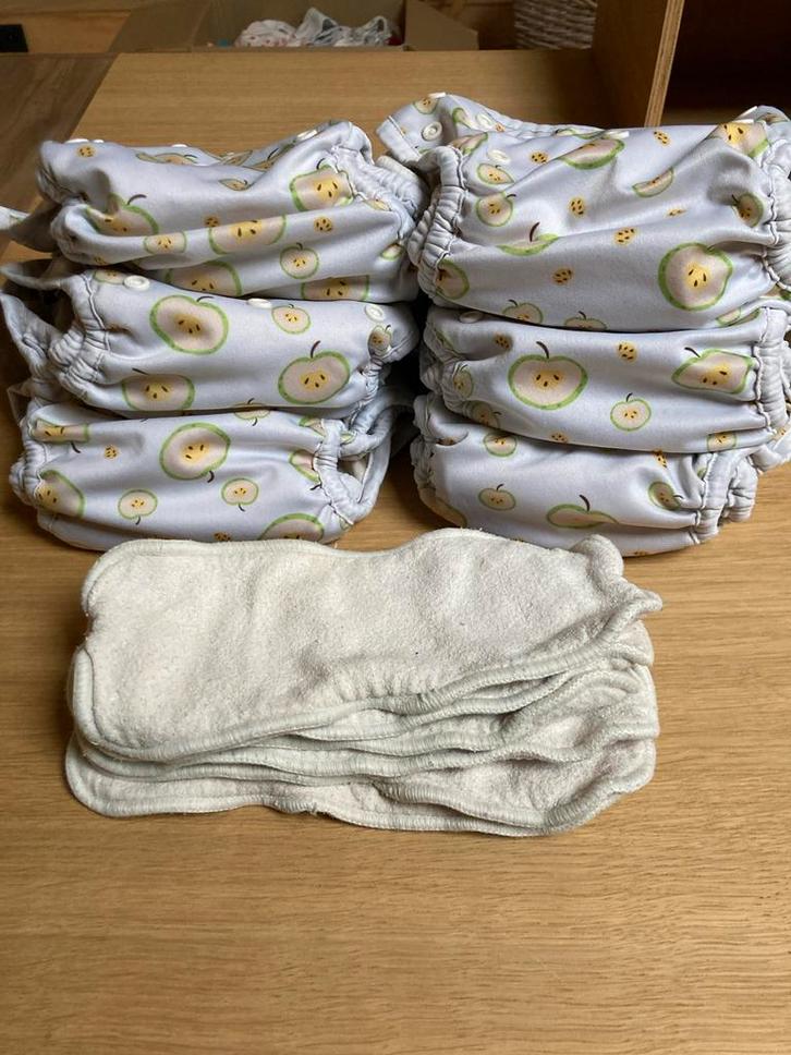 6 Fluffy Nature SIO Wasbare Luiers, Kinderen en Baby's, Overige Kinderen en Baby's, Gebruikt, Ophalen of Verzenden