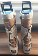 YELLOW CAB LAARZEN, Kleding | Dames, Hoge laarzen, Beige, Ophalen of Verzenden, Zo goed als nieuw