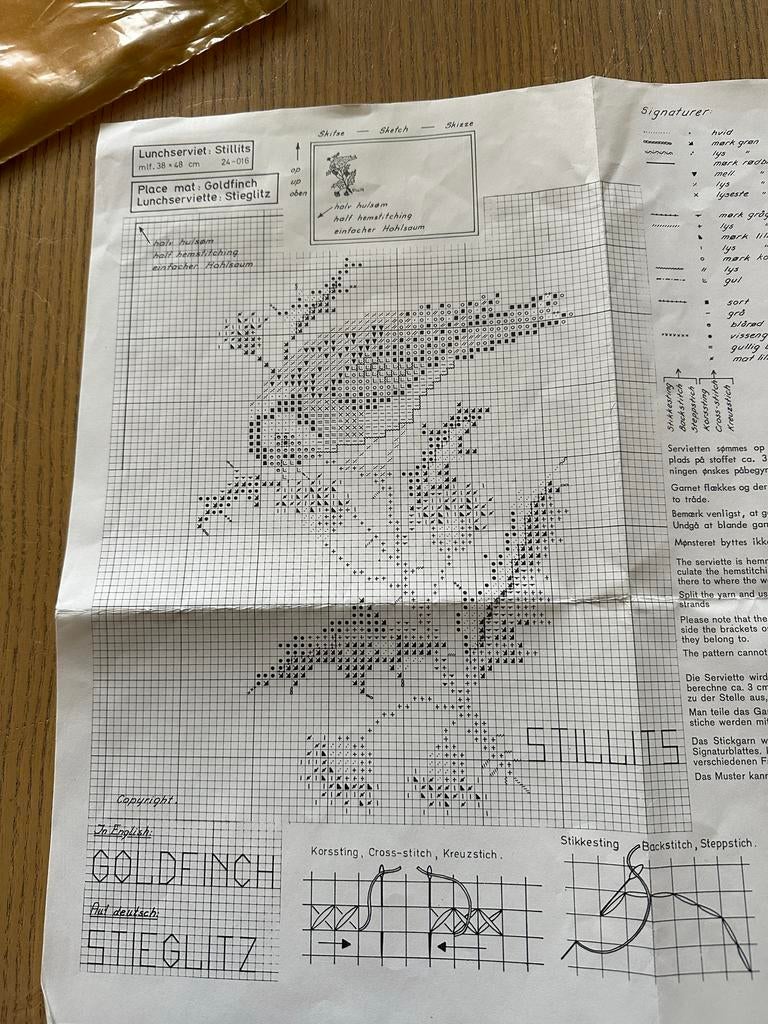 Eva Rosenstand Borduurpakket - Lunchservet, Ophalen of Verzenden, Nieuw, Handborduren, Borduurpakket