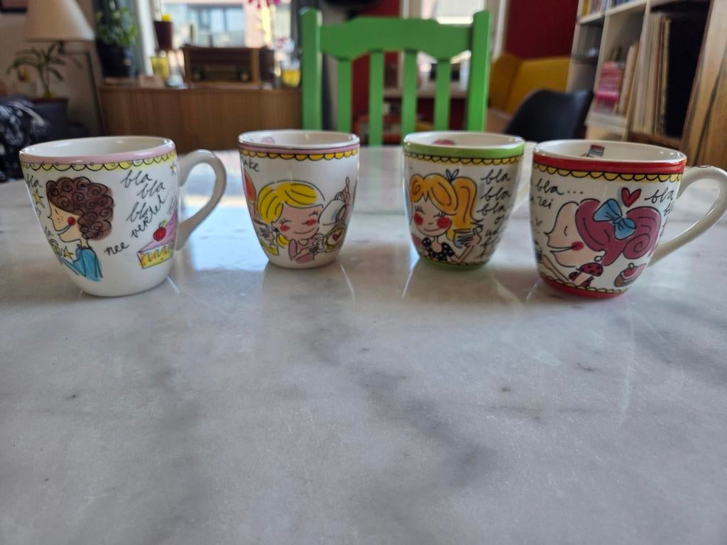 Blond mokjes, Blond Amsterdam, Ophalen of Verzenden, Zo goed als nieuw, Kop(pen) en/of Schotel(s)