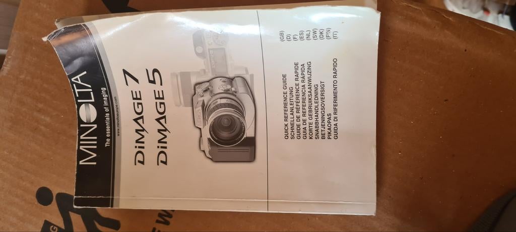 Minolta Dimage 5 digitale camera, Ophalen of Verzenden