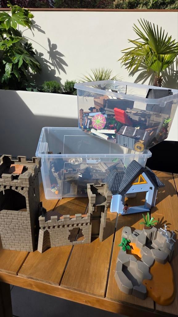 Grote Playmobil collectie: Kasteel, zwembad, dierentuin, Ophalen