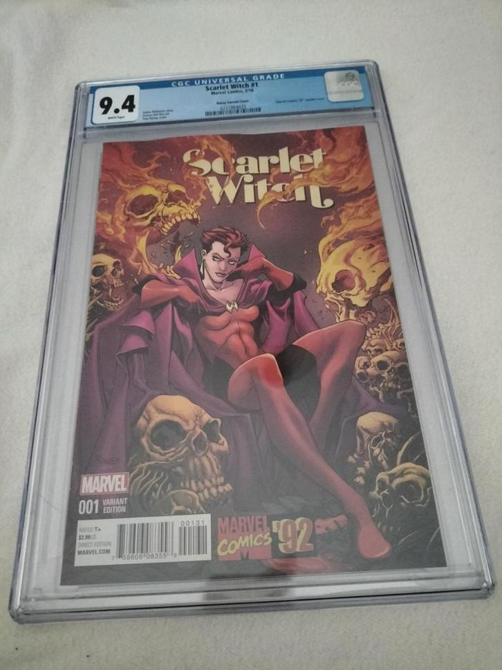 Scarlet Witch #1 CGC 9.4 Variant Edition Marvel Comics, Boeken, Strips | Comics, Zo goed als nieuw, Eén comic, Amerika, Ophalen of Verzenden