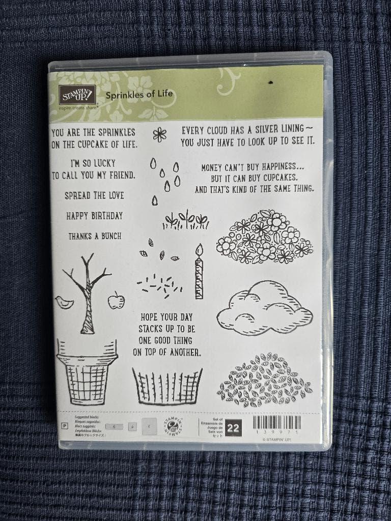 Stampin' Up: Sprinkles of life, Ophalen of Verzenden, Nieuw, Clearstamp