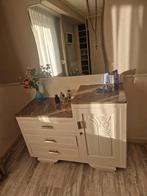 Antiek kastje slaapkamer met marmeren blad, Huis en Inrichting, Ophalen, Gebruikt, 25 tot 50 cm, 50 tot 100 cm