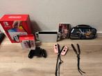 Switch Oled met accessoires, Spelcomputers en Games, Spelcomputers | Nintendo Switch, Ophalen, Zo goed als nieuw, Met 1 controller
