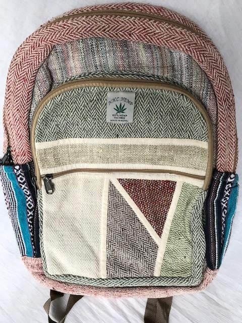 Hennep rugzak / rugtas / schooltas / schoudertas ,handmade, 25 tot 40 cm, Nieuw, Ophalen of Verzenden, Overige merken