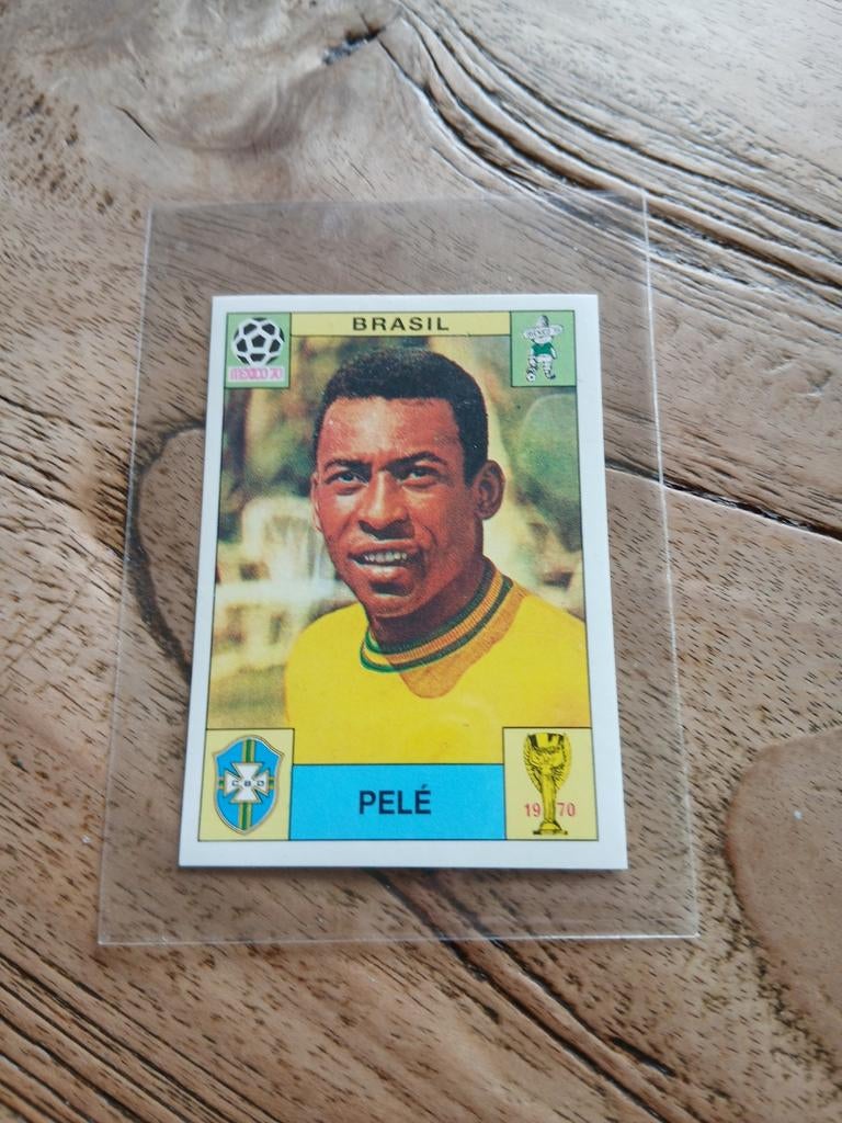 Panini wcs pelé., Ophalen of Verzenden, Zo goed als nieuw, Plaatje