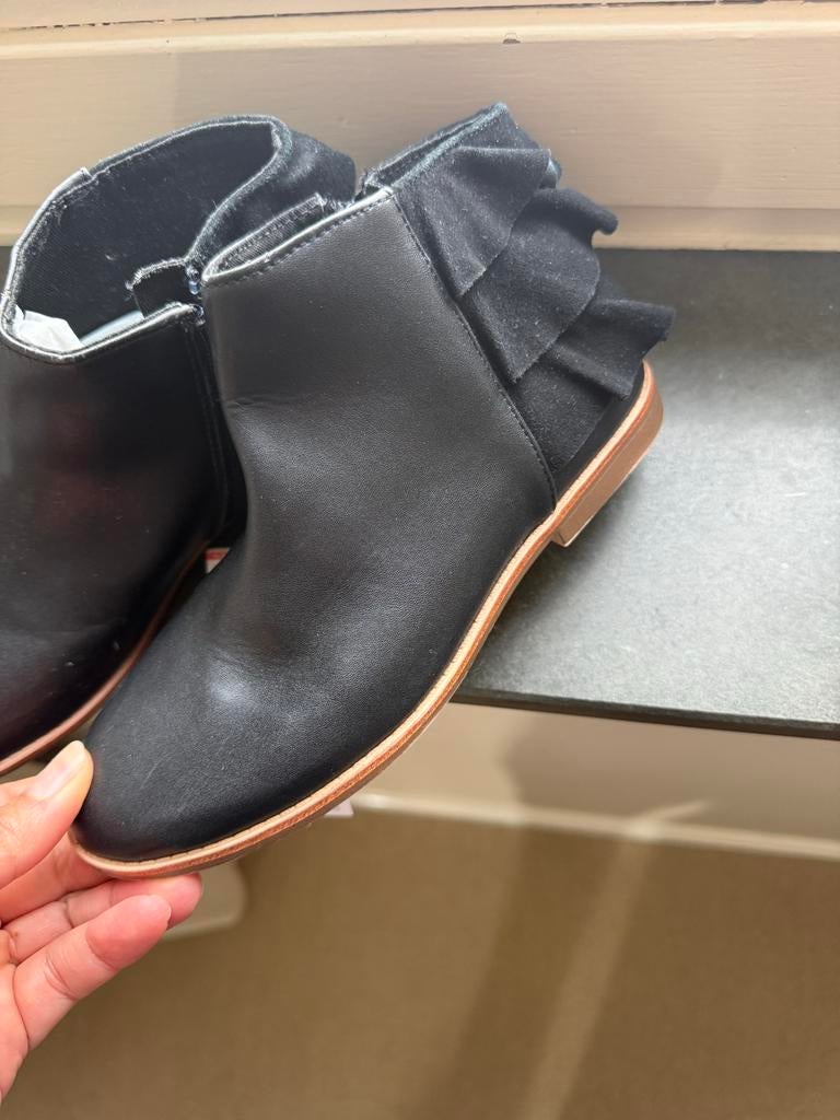 Zara enkellaarsjes voor meisjes, maat 34, Ophalen of Verzenden, Nieuw, Zwart