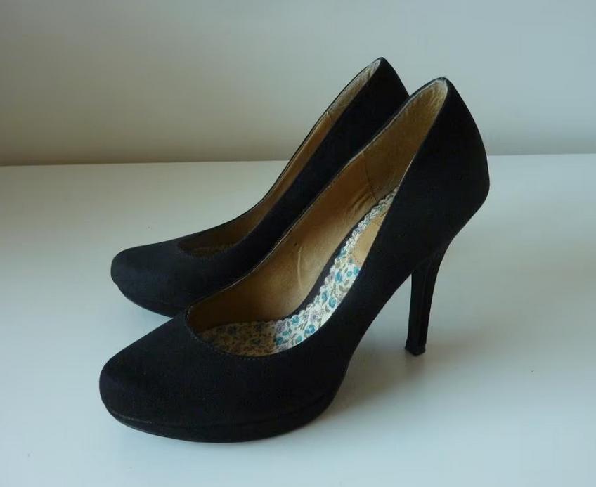Emilio Luca X plateau pumps, maat 38, Pumps, Verzenden, Zwart, Zo goed als nieuw