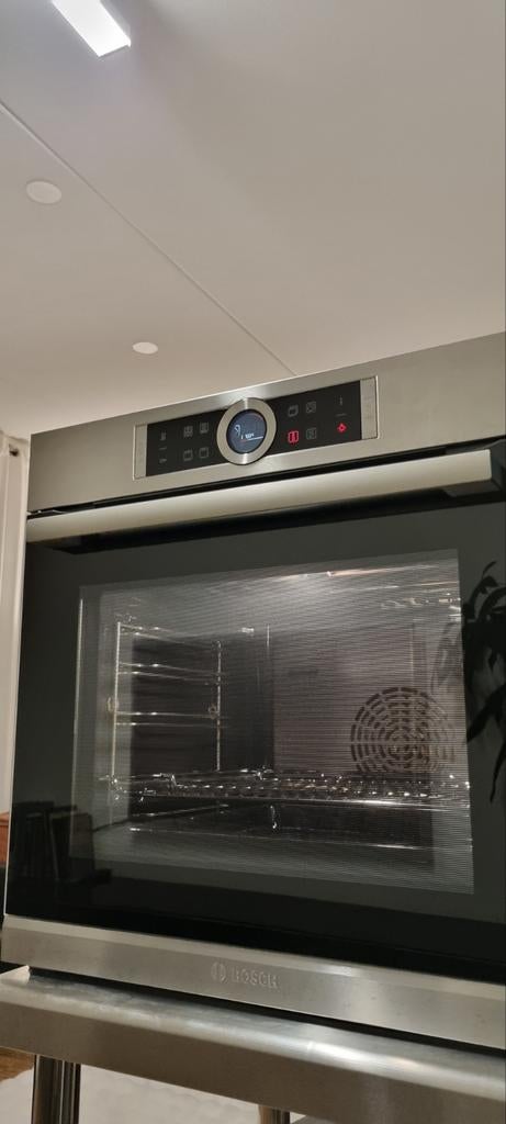 Bosch oven rvs z.g.a.n, Witgoed en Apparatuur, Ovens, Ophalen, Zo goed als nieuw, Hete lucht, Inbouw