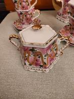 Compleet vintage rozen serviesje, Ophalen of Verzenden