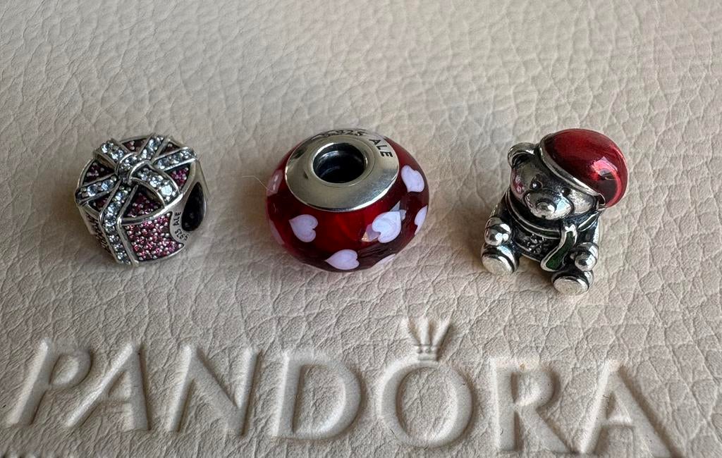 Pandora kerst, Pandora, Nieuw, Ophalen of Verzenden, 2 of 3 bedels