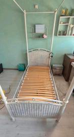 Hemelbed 90x200, Ophalen, 85 tot 100 cm, Gebruikt, Lattenbodem
