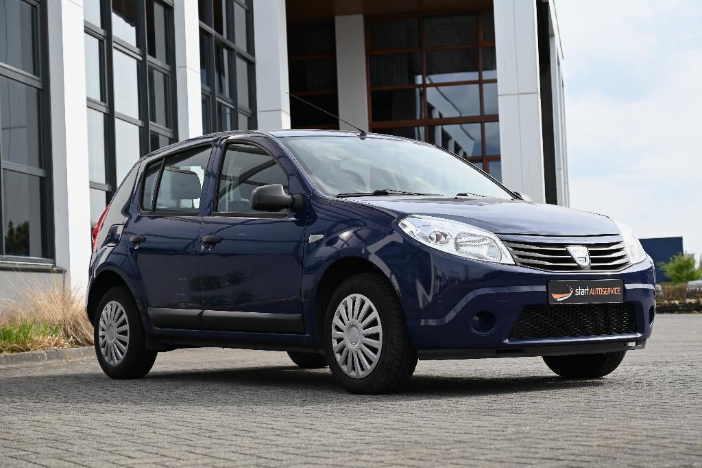 Dacia Sandero 1.2 Ambiance Airco Bluetooth APK 5deurs, Voorwielaandrijving, Stof, Blauw, Bedrijf