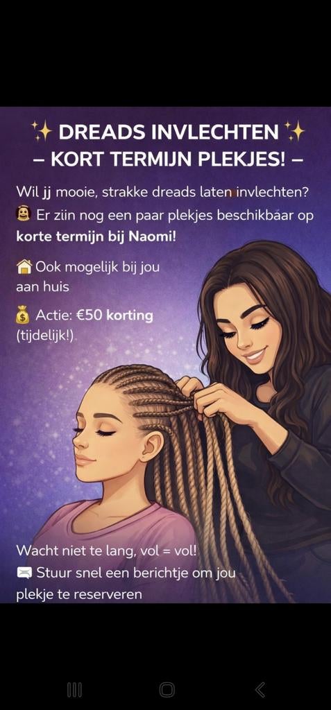 Dreads / dreadlocks, Ophalen of Verzenden, Nieuw, Pruik of Haarverlenging