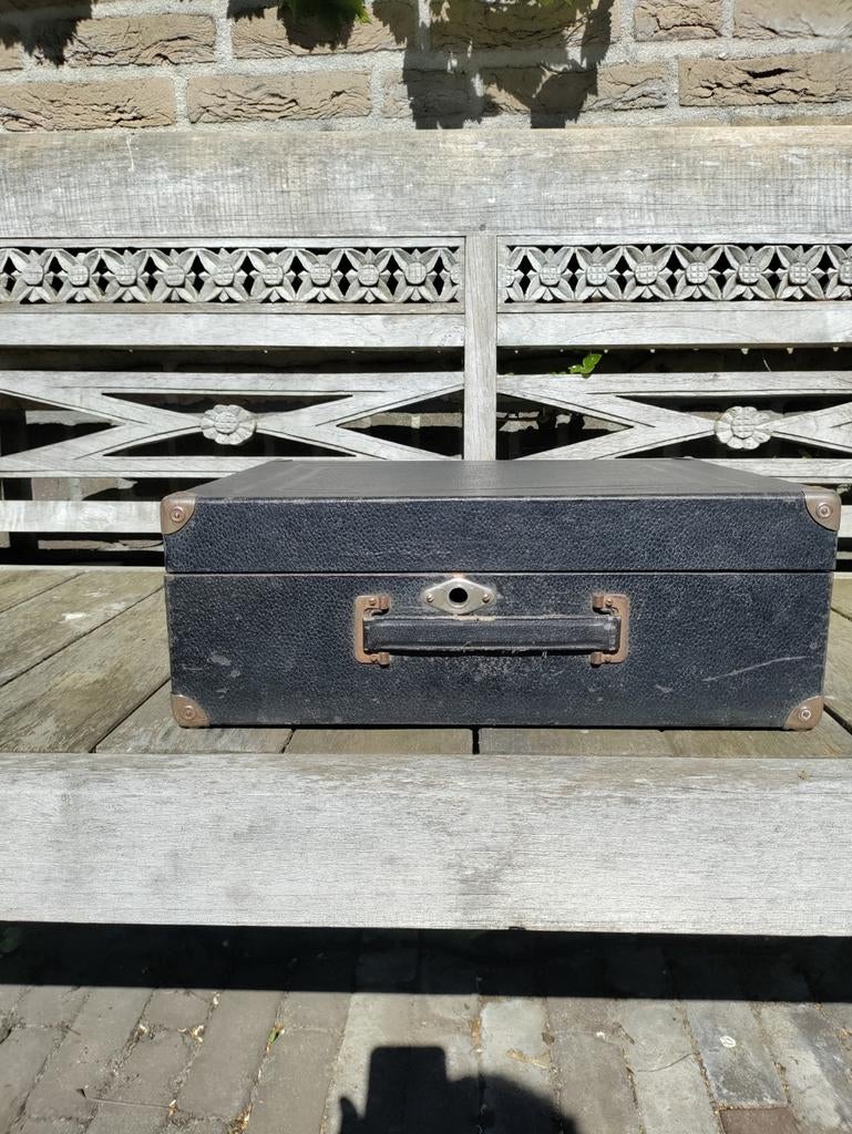 Mooie The Empire koffer grammofoon., Antiek en Kunst, Antiek | Tv's en Audio, Ophalen