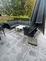 Borek tuinset incl kussens + parasol, Ophalen, Zo goed als nieuw