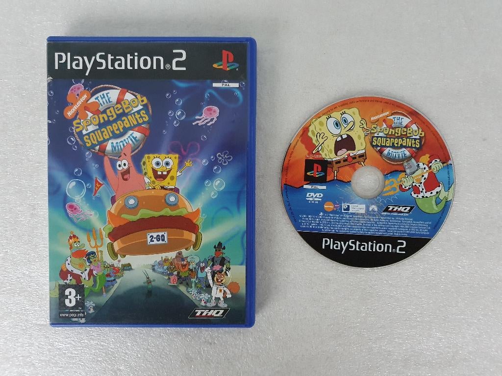 PS2: Spongebob Squarepants - The Movie, Avontuur en Actie, Gebruikt, 1 speler, Ophalen of Verzenden