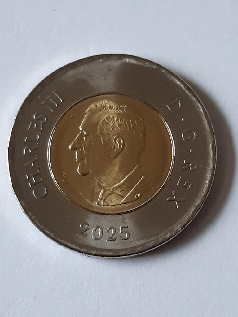 2 dollar 2025 Canada unc kk f.25.11, Ophalen, Noord-Amerika