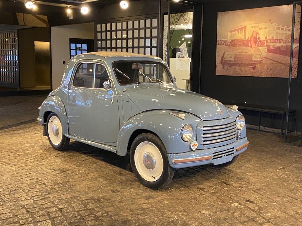 Fiat TOPOLINO 500C Topolino (bj 1954), Auto's, Oldtimers, Cabriolet, Bedrijf, Handgeschakeld, Zilver of Grijs