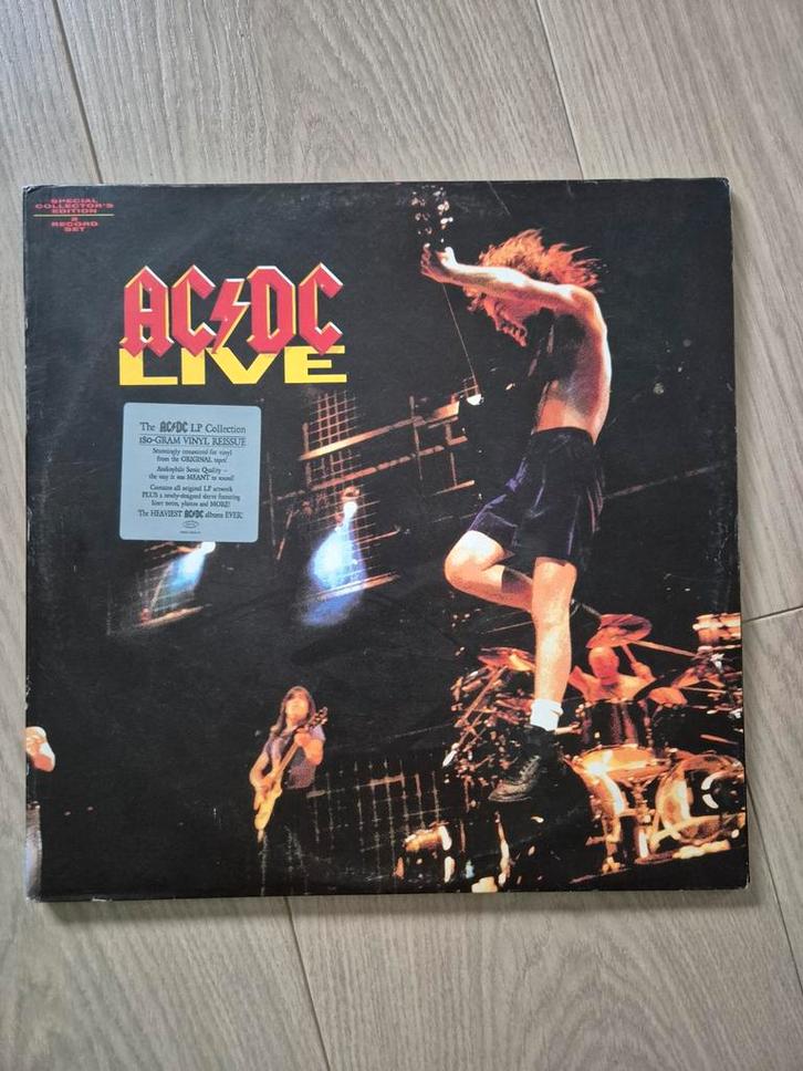 AC/DC Live dubbel LP vinyl, Cd's en Dvd's, Vinyl | Rock, Zo goed als nieuw, Poprock, 12 inch, Ophalen of Verzenden