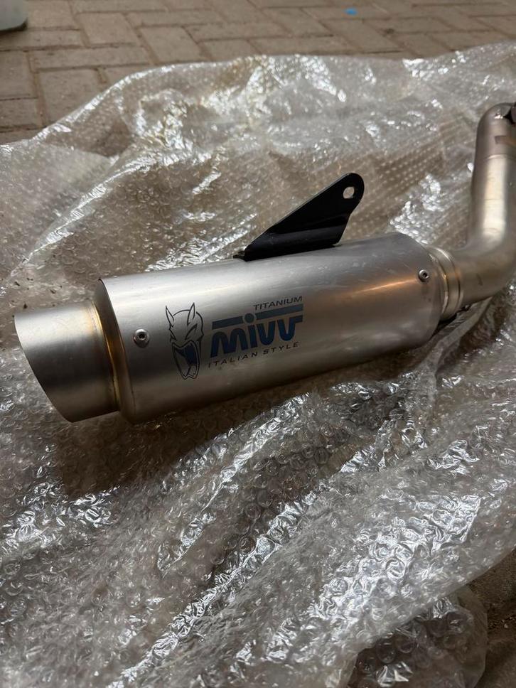 Mivv Titanium Uitlaat Kawasaki Z650 - Volledig Systeem, Motoren, Onderdelen | Kawasaki, Gebruikt, Ophalen of Verzenden