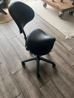 Ergonomische zwarte bureaustoel, Ophalen, Zwart, Zo goed als nieuw, Bureaukruk