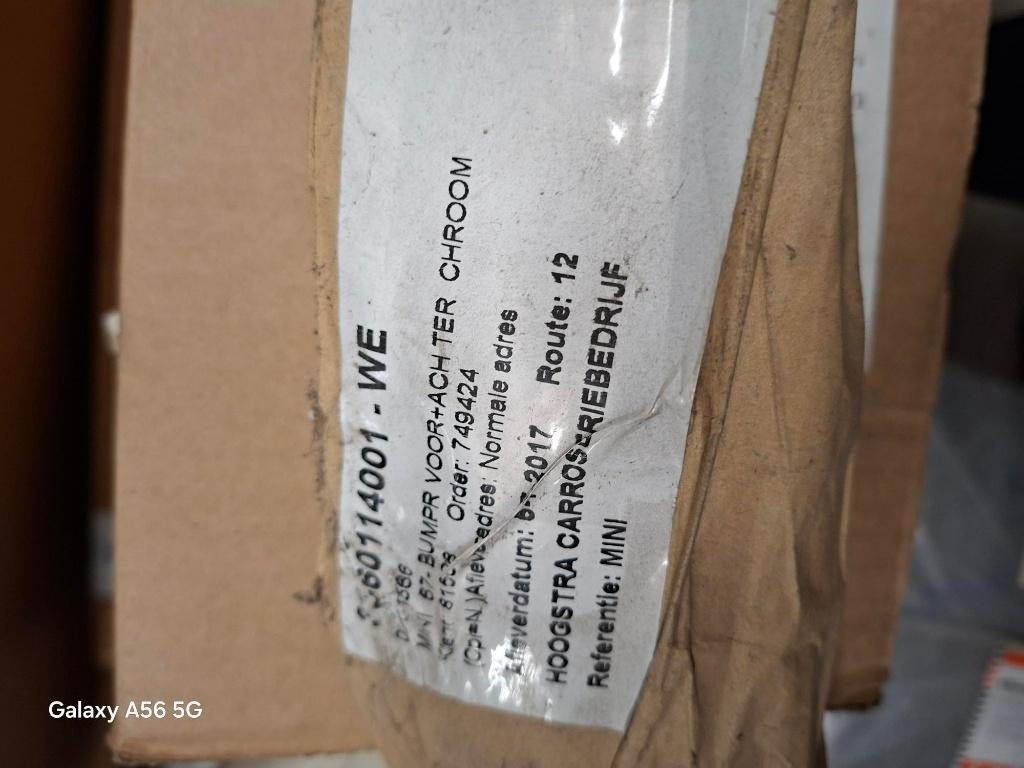 Voorbumper Mini, Auto-onderdelen, Ophalen, Nieuw, Mini, Bumper