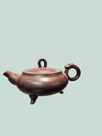 Antieke Chinese Yixing theepot, bruin aardewerk, Ophalen