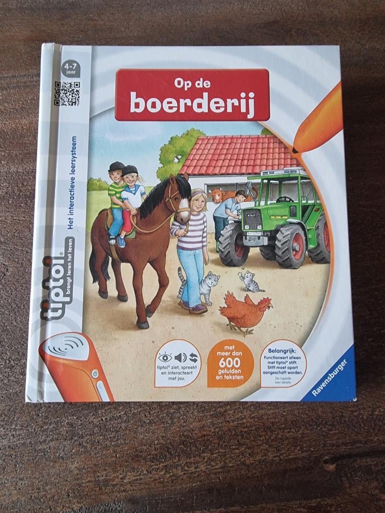 Tiptoi boek op de boerderij, Ophalen of Verzenden, Zo goed als nieuw, Kwartet(ten)
