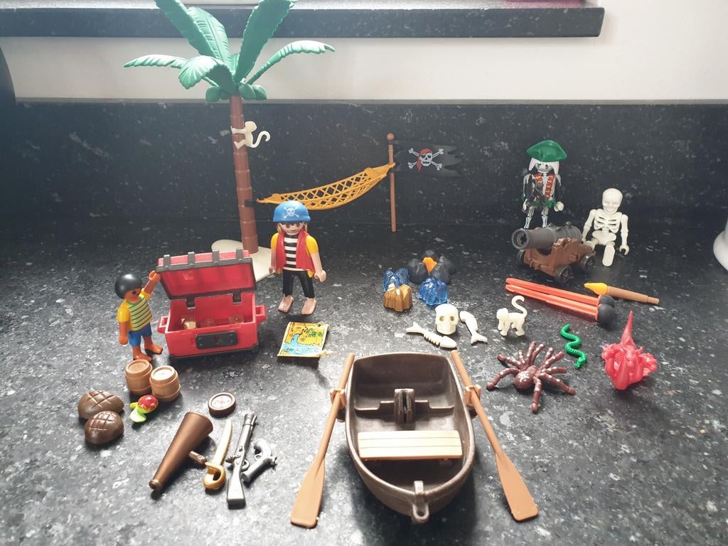 4164 Playmobil Piratenschat, Ophalen of Verzenden, Zo goed als nieuw, Complete set