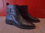 Laarsjes - enkellaars H&M leder mt 39 nieuw, Verzenden, Zwart, Lage of Enkellaarzen, Nieuw