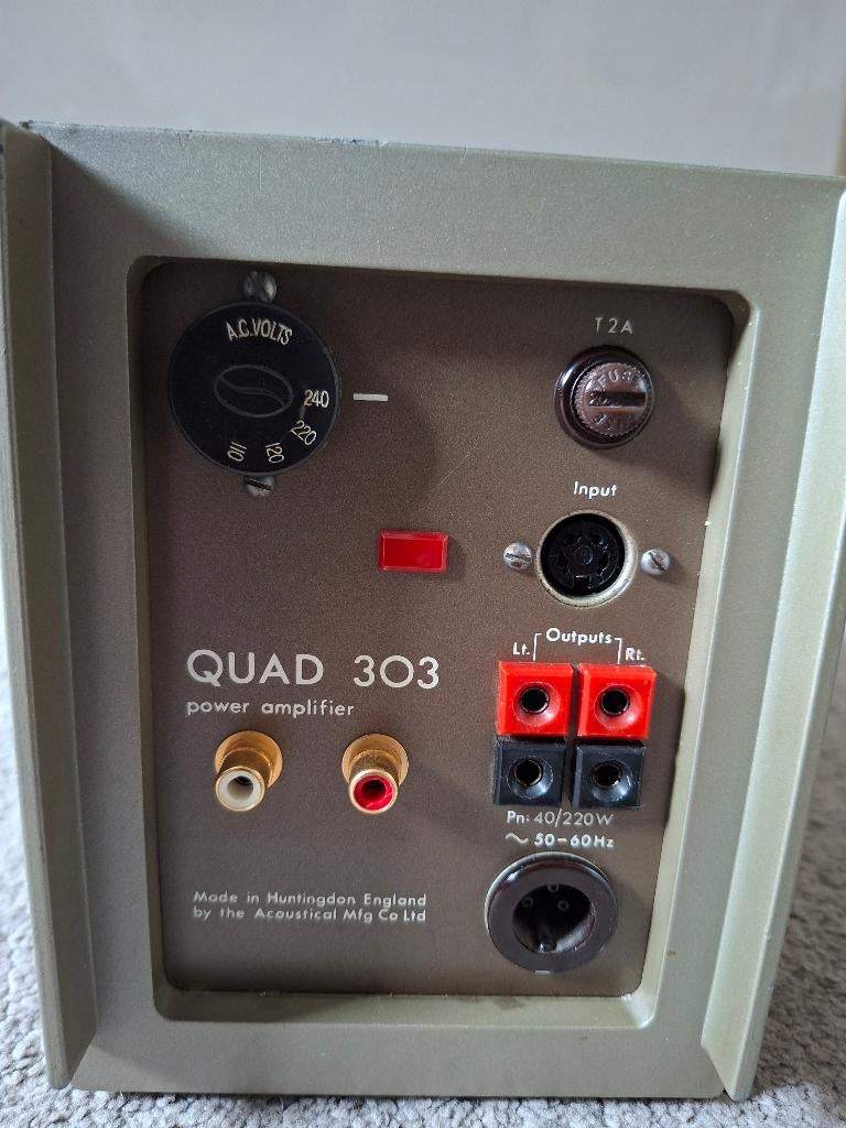 Quad 303 eindversterker, Audio, Tv en Foto, Versterkers en Receivers, Refurbished, Ophalen, Overige merken, Minder dan 60 watt
