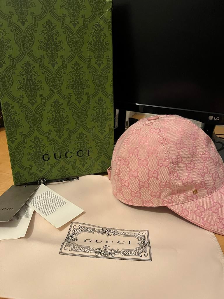 Roze Gucci pet - Origineel met doos en verificatie, Ophalen of Verzenden, Nieuw, One size fits all, Pet
