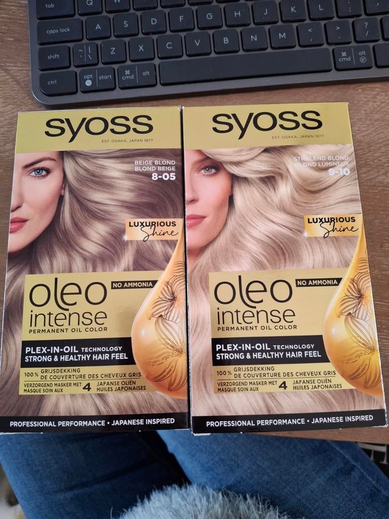 Syoss Oleo Intense haarverf, twee kleuren, Ophalen, Nieuw, Overige typen