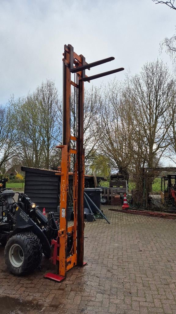 Hefmast Mini Shovel euro aansluiting hoogte 395CM, Ophalen