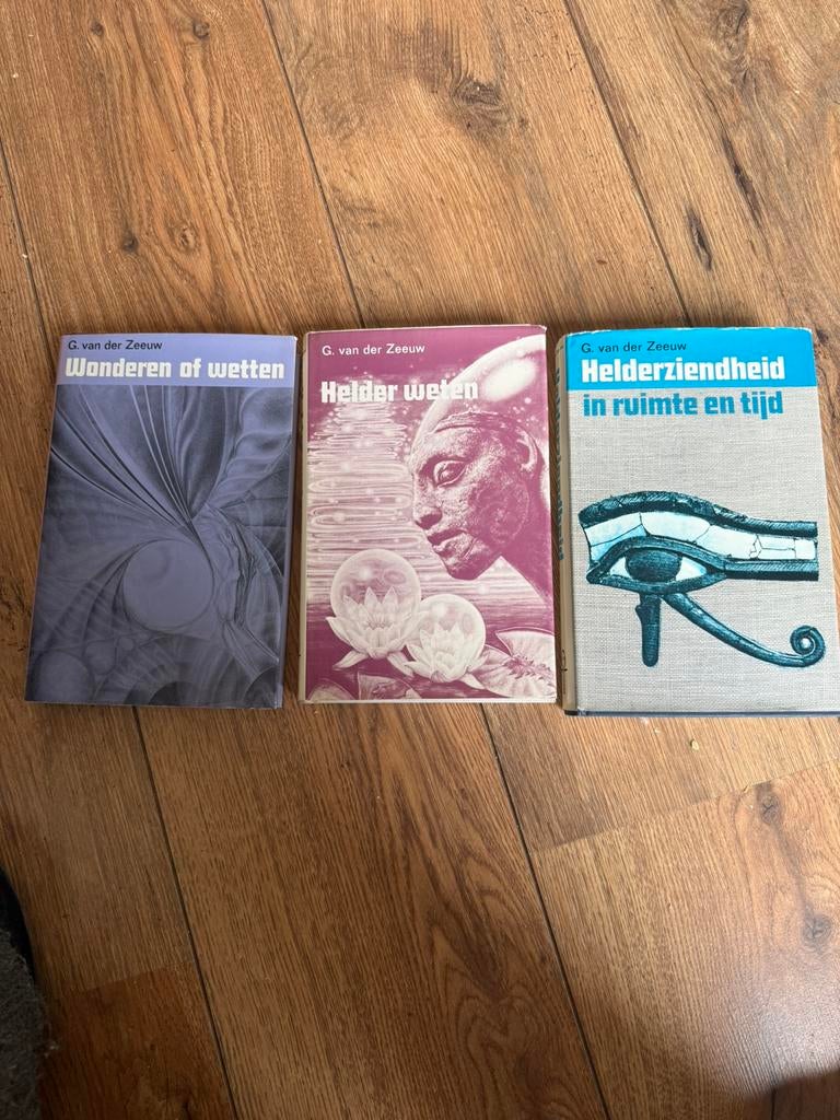 G. Van der Zeeuw 3 boeken:, Ophalen of Verzenden, Gelezen