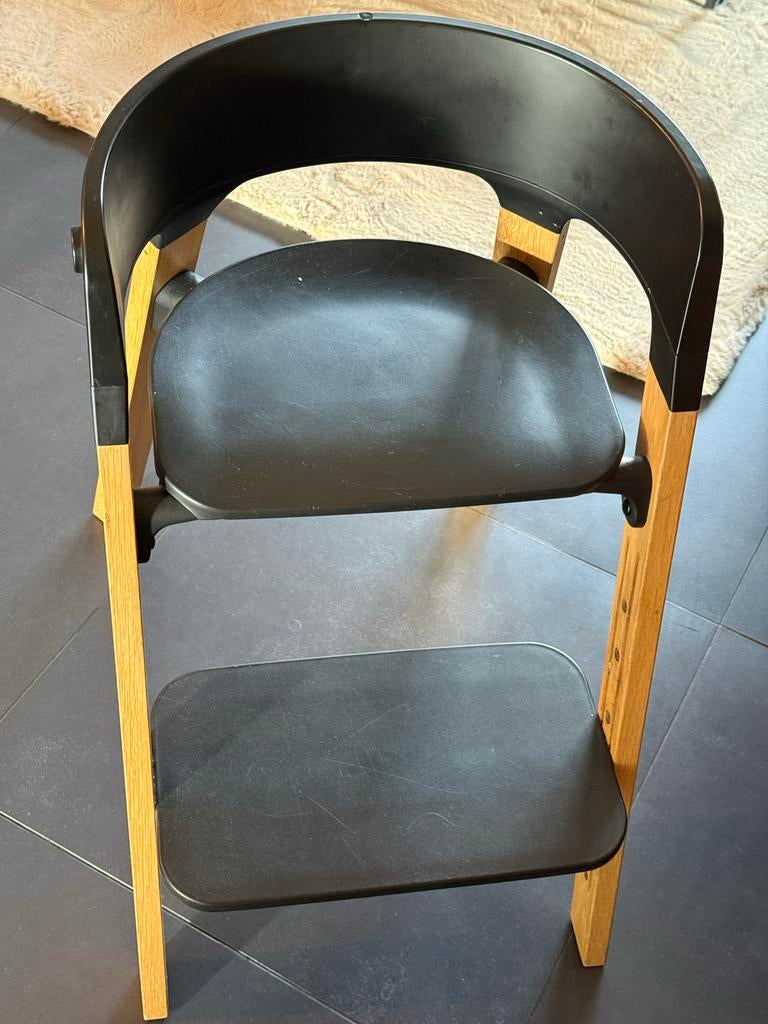 Stokke Steps kinderstoel met baby/peuter zitting en eetblad, Kinderen en Baby's, Kinderstoelen, Ophalen of Verzenden, Gebruikt