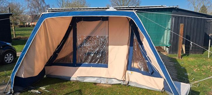 Te koop: De Wit Piramide 6 tent , in nette staat., Caravans en Kamperen, Tenten, Ophalen