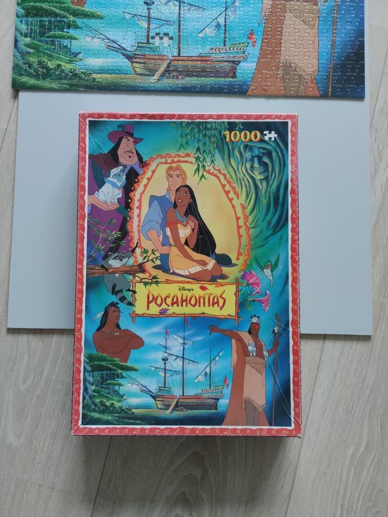 Disney - 1610 Pocahontas - 1000 stukjes, Ophalen of Verzenden, 500 t/m 1500 stukjes, Gebruikt, Legpuzzel