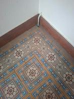 Te Koop; partij oude keramische vloertegels 4 m2 compleet., Doe-het-zelf en Verbouw, Tegels, Gebruikt, Keramiek, Minder dan 20 cm